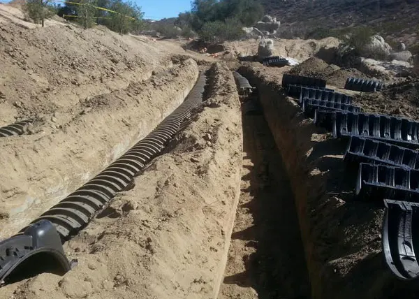 Experts in Trenching & Installing Leach Lines