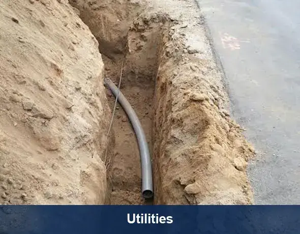 Utility Line Trenching Service