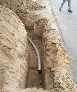 Utility Line Trenching Service